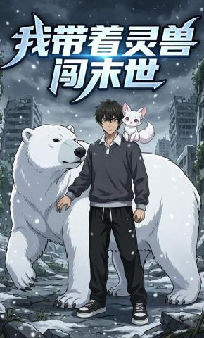 短剧《我带着灵兽闯末世》海报