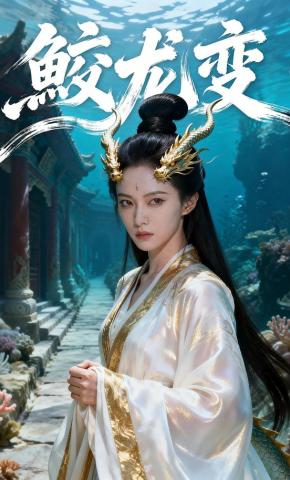 短剧《鲛龙变》海报