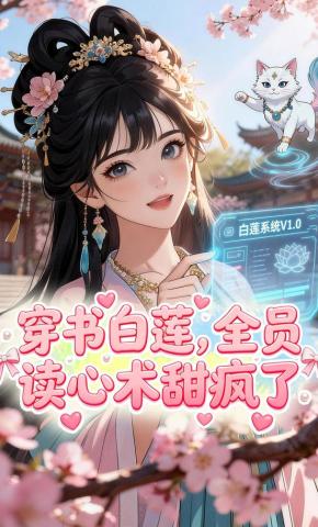 短剧《穿书白莲，全员读心术甜疯了》海报