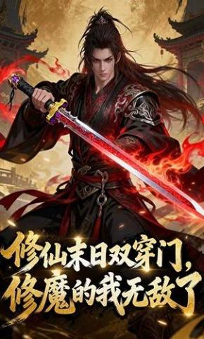 短剧《修仙末日双穿门，修魔的我无敌了》海报