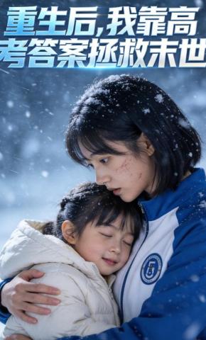 短剧《重生后，我靠高考答案拯救末世》海报