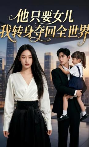 短剧《他只要女儿，我转身夺回全世界》海报