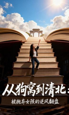 短剧《从狗窝到清北：被抛弃女孩的逆风翻盘》海报