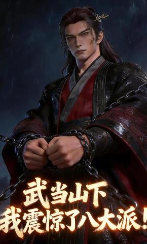 短剧《武当山下，我震惊了八大派》海报