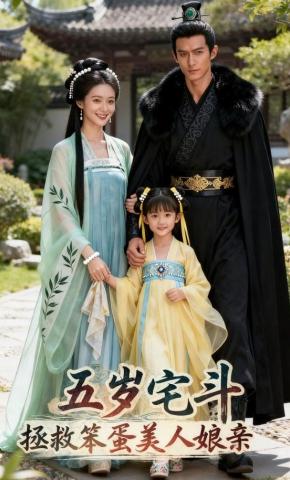 短剧《五岁宅斗，拯救笨蛋美人娘亲》海报