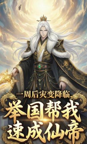 短剧《一周后灾变降临，举国帮我速成仙帝》海报