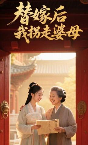 短剧《替嫁后，我拐走婆母》海报