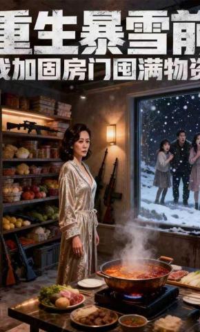 短剧《重生暴雪前，我加固房门囤满物资》海报