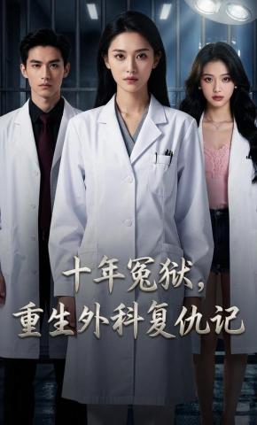 短剧《十年冤狱，重生外科复仇记》海报