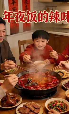 短剧《年夜饭的辣味》海报