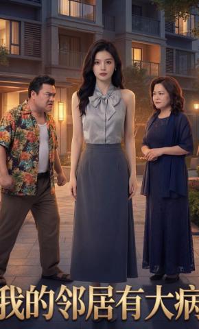 短剧《我的邻居有大病》海报