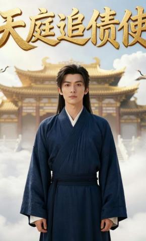 短剧《天庭追债使》海报
