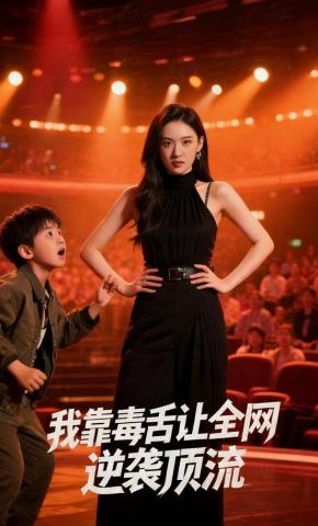 短剧《我靠毒舌让全网黑弟弟逆袭顶流》海报