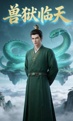 短剧《兽狱临天》海报