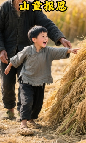 短剧《山童报恩》海报