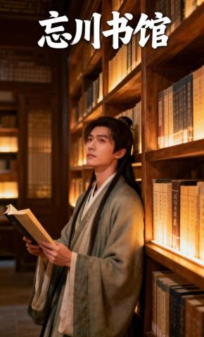 短剧《忘川书馆》海报