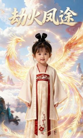 短剧《劫火凤途》海报