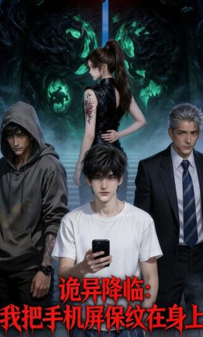 短剧《诡异降临：我把手机屏保纹在身上》海报