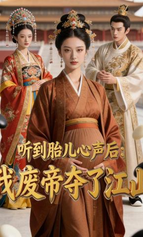 短剧《听到胎儿心声后：我废帝夺了江山》海报