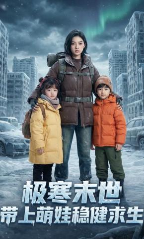 短剧《极寒末世带上萌娃稳健求生》海报