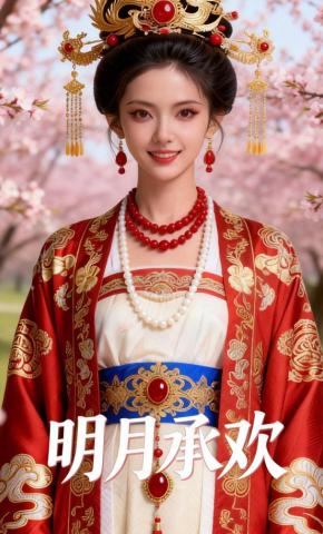 短剧《明月承欢》海报