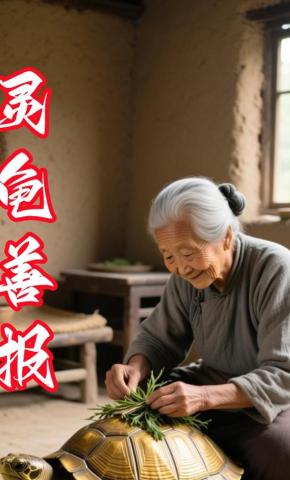 短剧《灵龟善报》海报