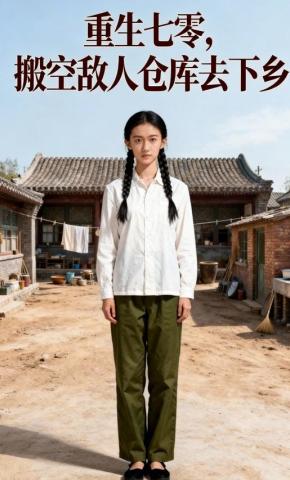 短剧《重生七零，搬空敌人仓库去下乡》海报