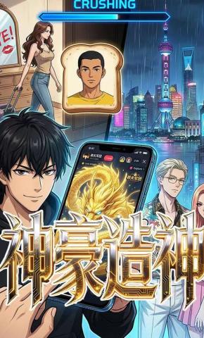 短剧《神豪造神》海报