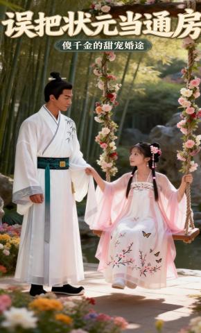 短剧《误把状元当通房，傻千金的甜宠婚途》海报