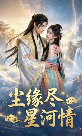 短剧《尘缘尽，星河情》海报