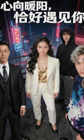 短剧《心向暖阳，恰好遇见你》海报