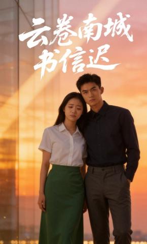短剧《云卷南城书信迟》海报