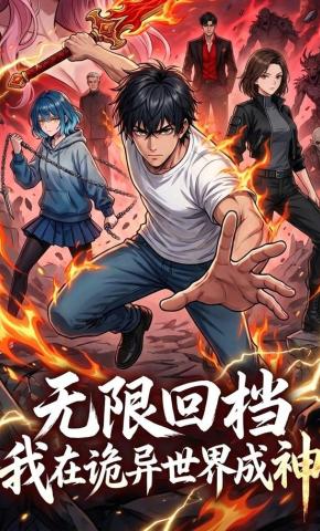 短剧《无限回档：我在诡异世界成神》海报