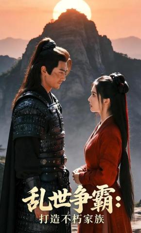 短剧《乱世争霸：打造不朽家族》海报