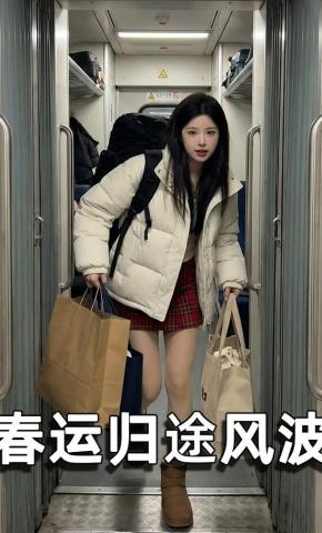 短剧《春运归途风波》海报