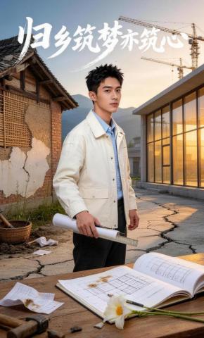 短剧《归乡筑梦亦筑心》海报