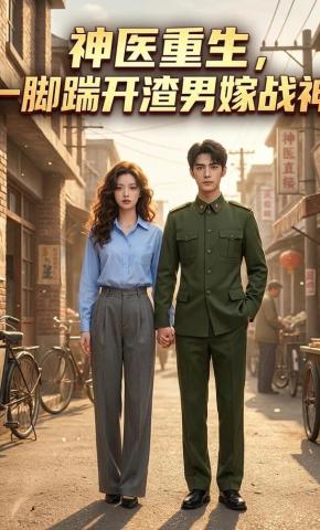 短剧《神医重生，一脚踹开渣男嫁战神》海报