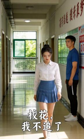 短剧《校花，我不追了》海报