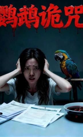 短剧《鹦鹉诡咒》海报