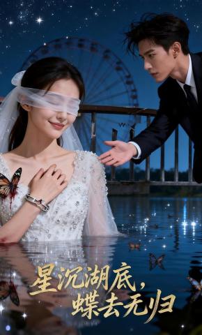 短剧《星沉湖底，蝶去无归》海报