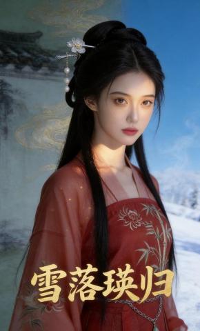 短剧《雪落瑛归》海报