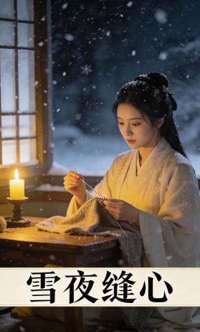 短剧《雪夜缝心》海报