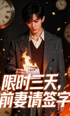 短剧《限时三天，前妻请签字》海报