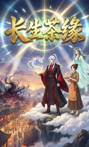 短剧《长生茶缘》海报