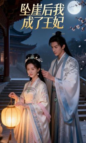 短剧《坠崖后我成了王妃》海报