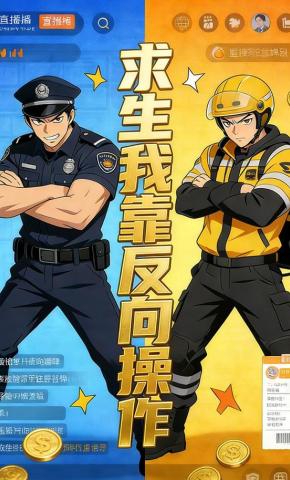 短剧《求生我靠反向操作》海报