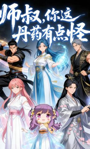 短剧《师叔，你这丹药有点怪》海报