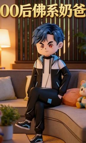 短剧《00后佛系奶爸》海报