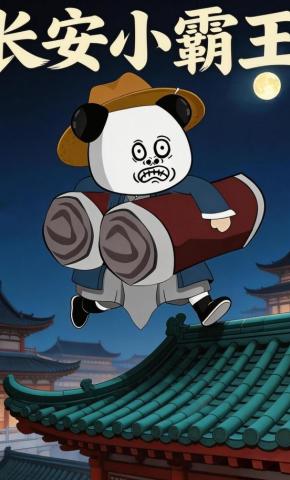 短剧《长安小霸王》海报