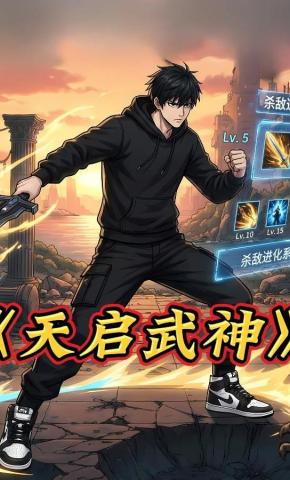 短剧《天启武神》海报